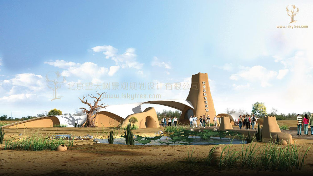 新疆克拉瑪依·瑪依格勒荒漠景區大門設計方案
