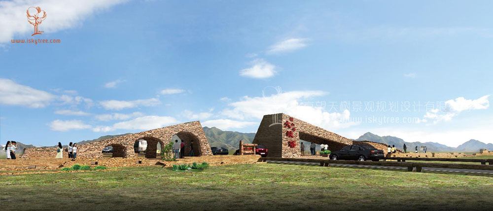 新疆克拉瑪依·獨山子大峽谷景區大門設計方案