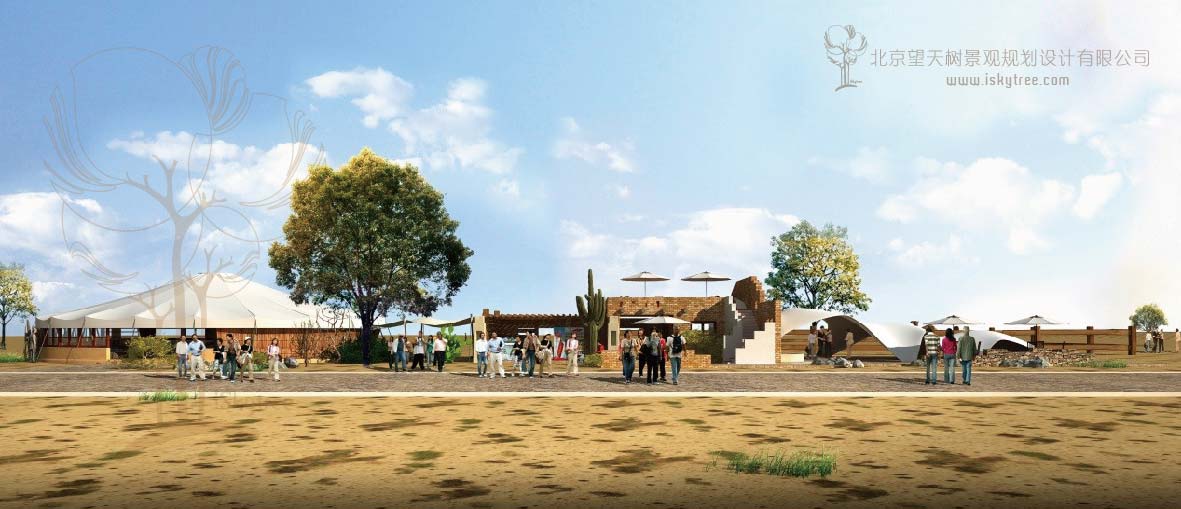 瑪依格勒荒漠景區游客接待中心設計