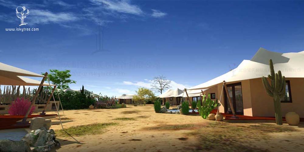 沙漠營地帳篷酒店設計