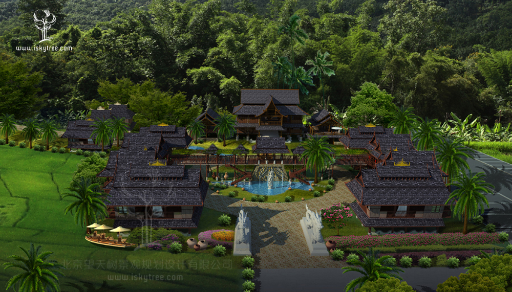 傣式建筑景觀設計