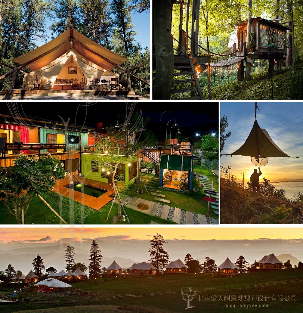 帳篷木屋營地非標準住宿旅游規劃設計